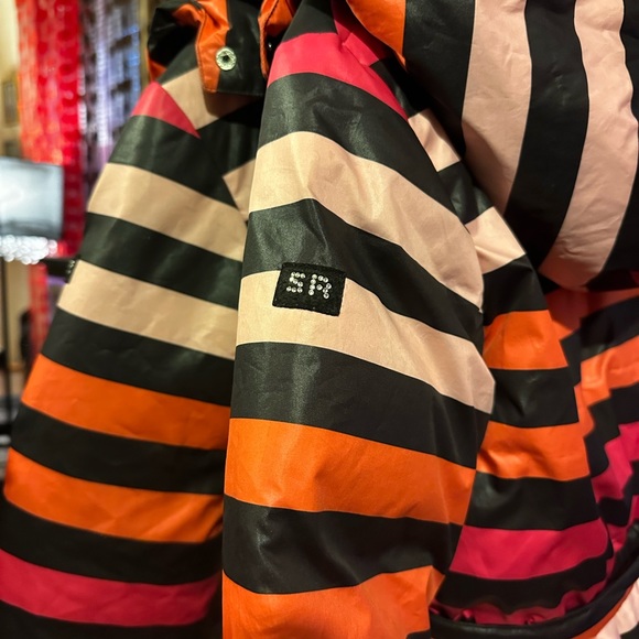 Pre Owned! Sonia Rykiel Kids Colorful Down Jacket Size 1 - Picture 6 of 7